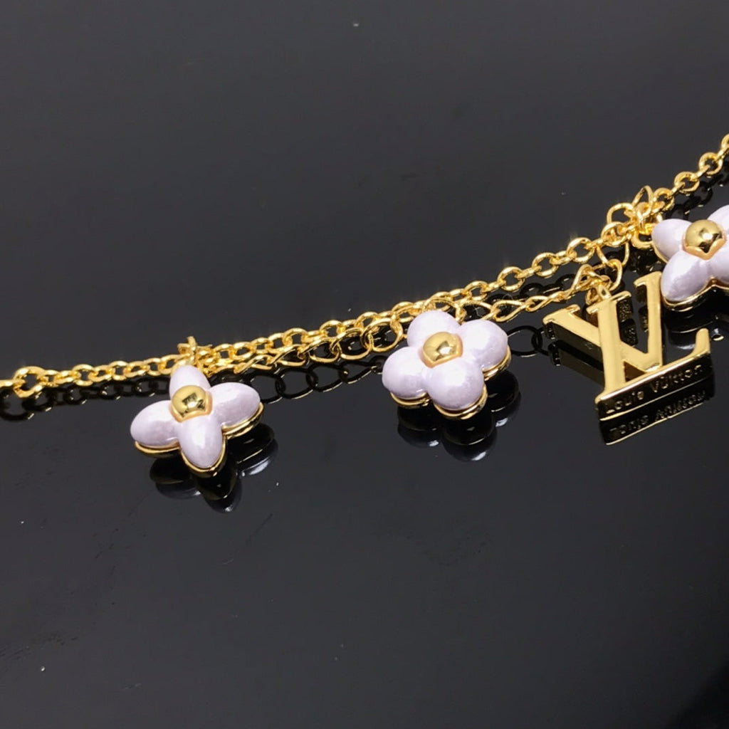 [Cyra] LOGO 6 MOTIV STERN UND SONNE GOLDBARMBAND