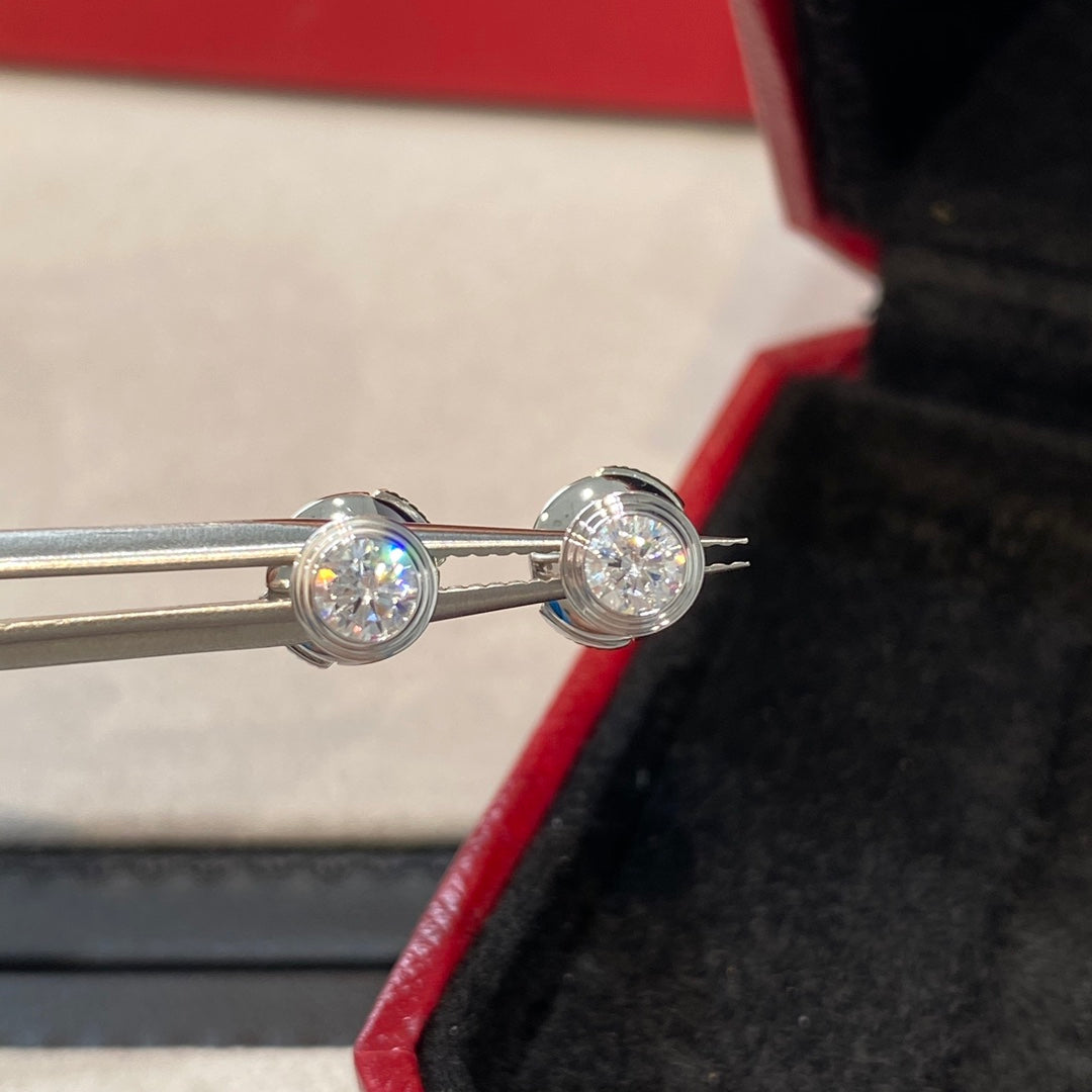 [Cyra]  DAMOUR DIAMOND EARRINGS