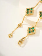 [Cyra] B.C.L ENAMELED Five-Flower Bracelet£¨Various Colors)