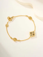 [Cyra] B.C.L ENAMELED One-Flower Bracelet£¨Various Colors)