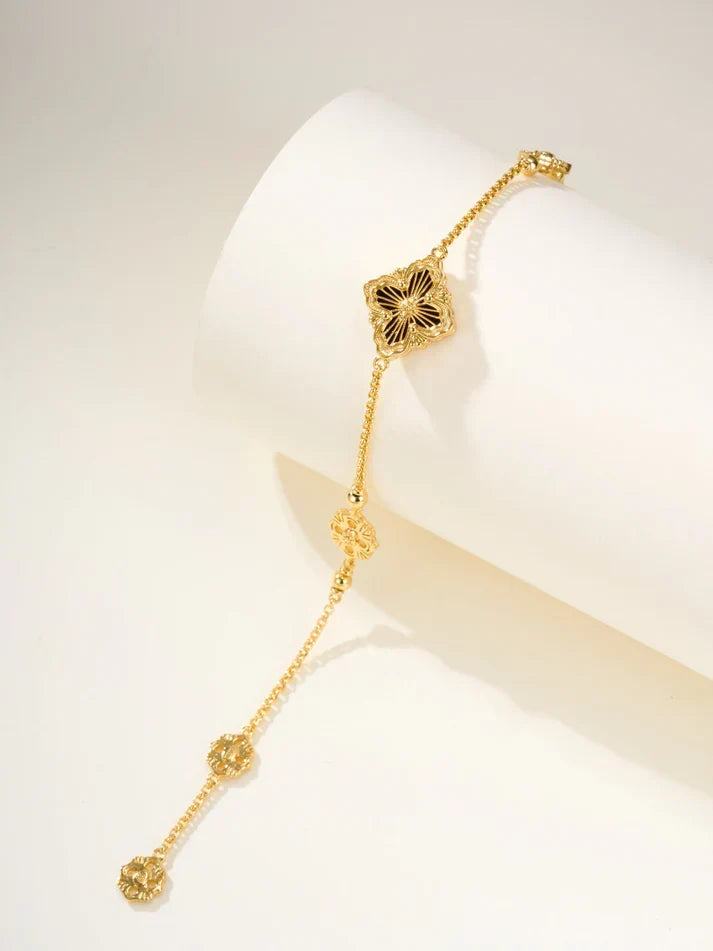 [Cyra] B.C.L ENAMELED One-Flower Bracelet£¨Various Colors)