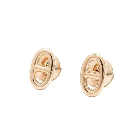 [Cyra]  CHAINE SMALL EARRINGS GOLD AND SILVER
