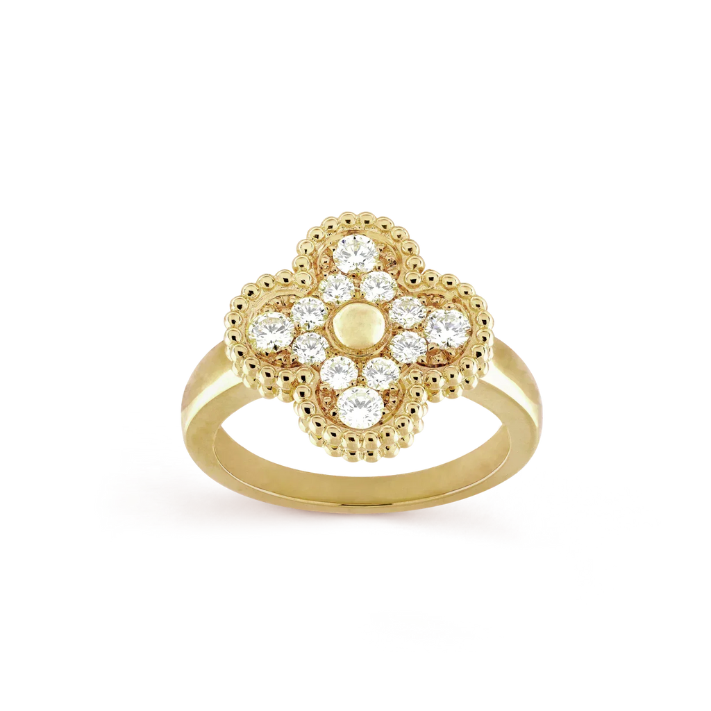 [Cyra]  CLOVER DIAMOND RING