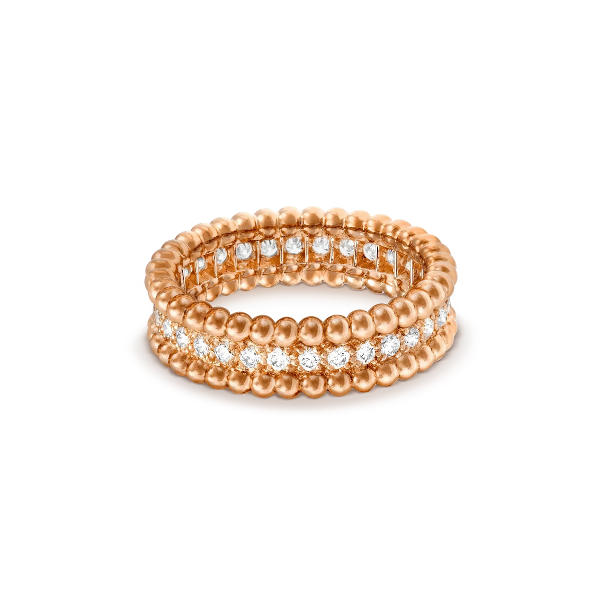 [Cyra]  PERLEE DIAMOND ROSE GOLD RING