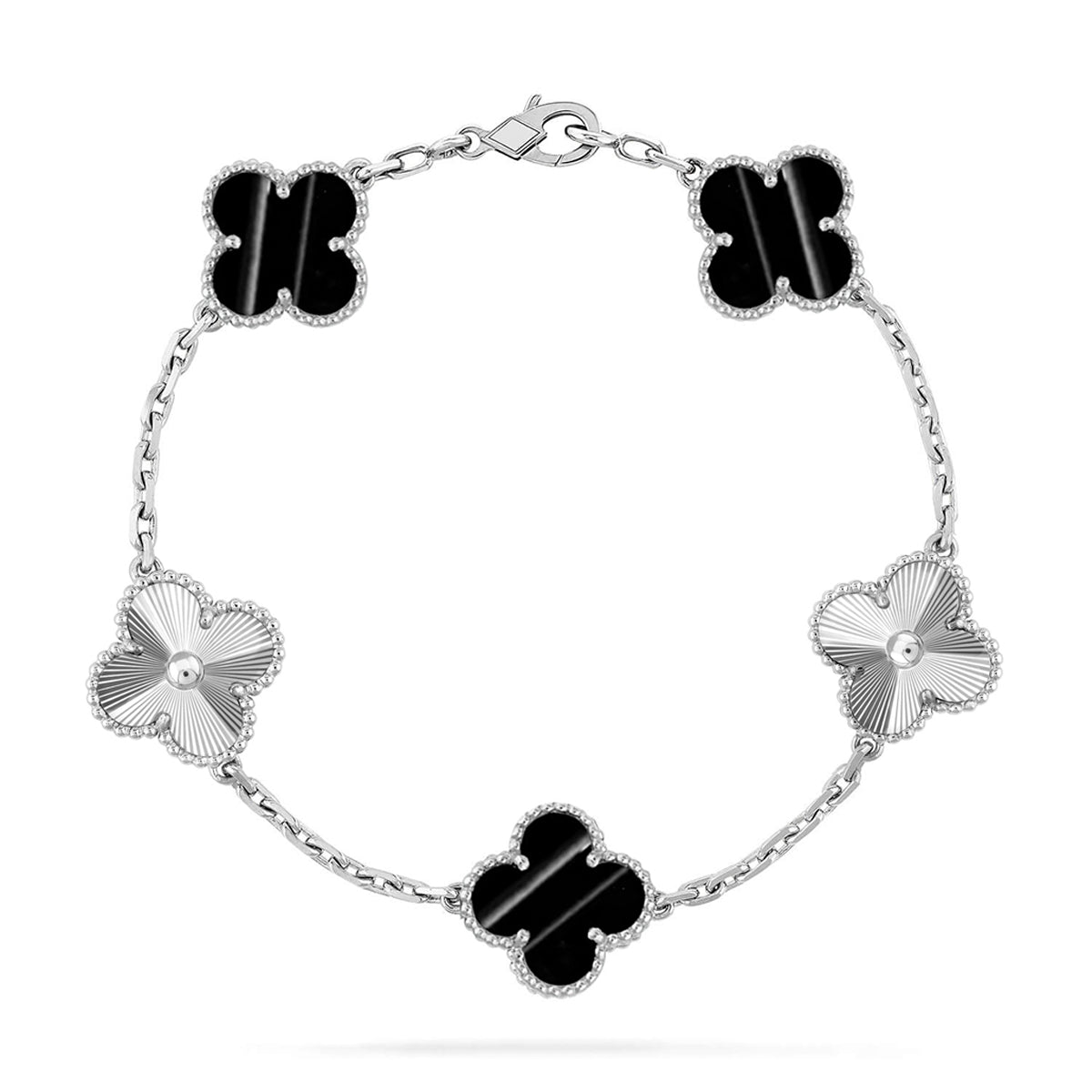 [Cyra] New  CLOVER 5 MOTIF PULSAR STONE BRACELET COLLECTION