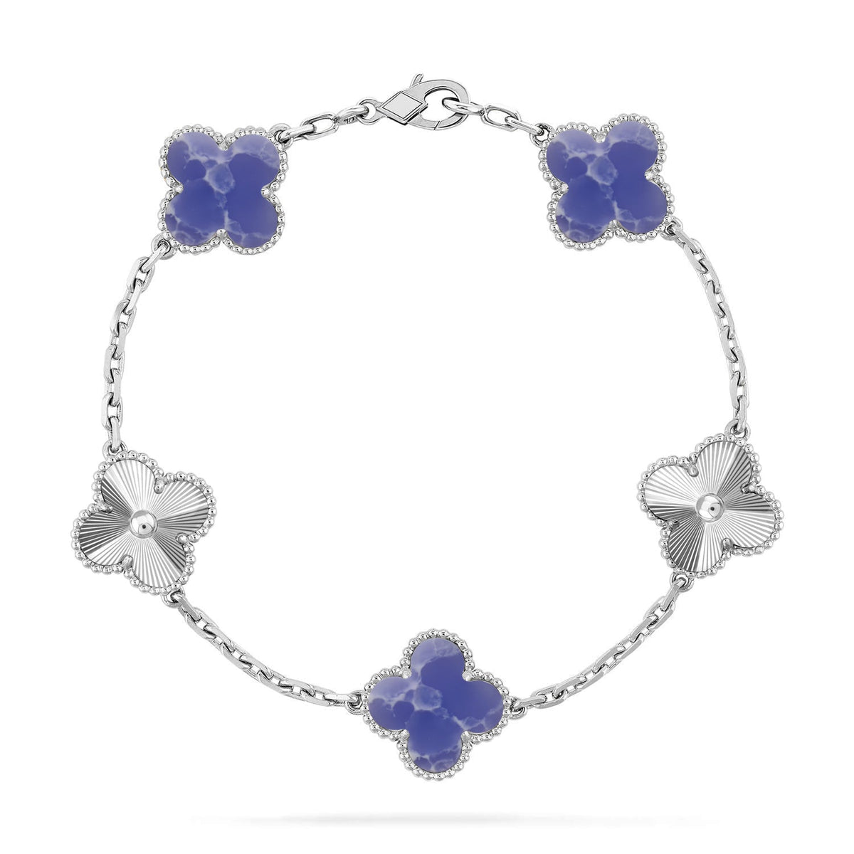[Cyra] New CLOVER 5 MOTIF BLUE VEINS BRACELET COLLECTION