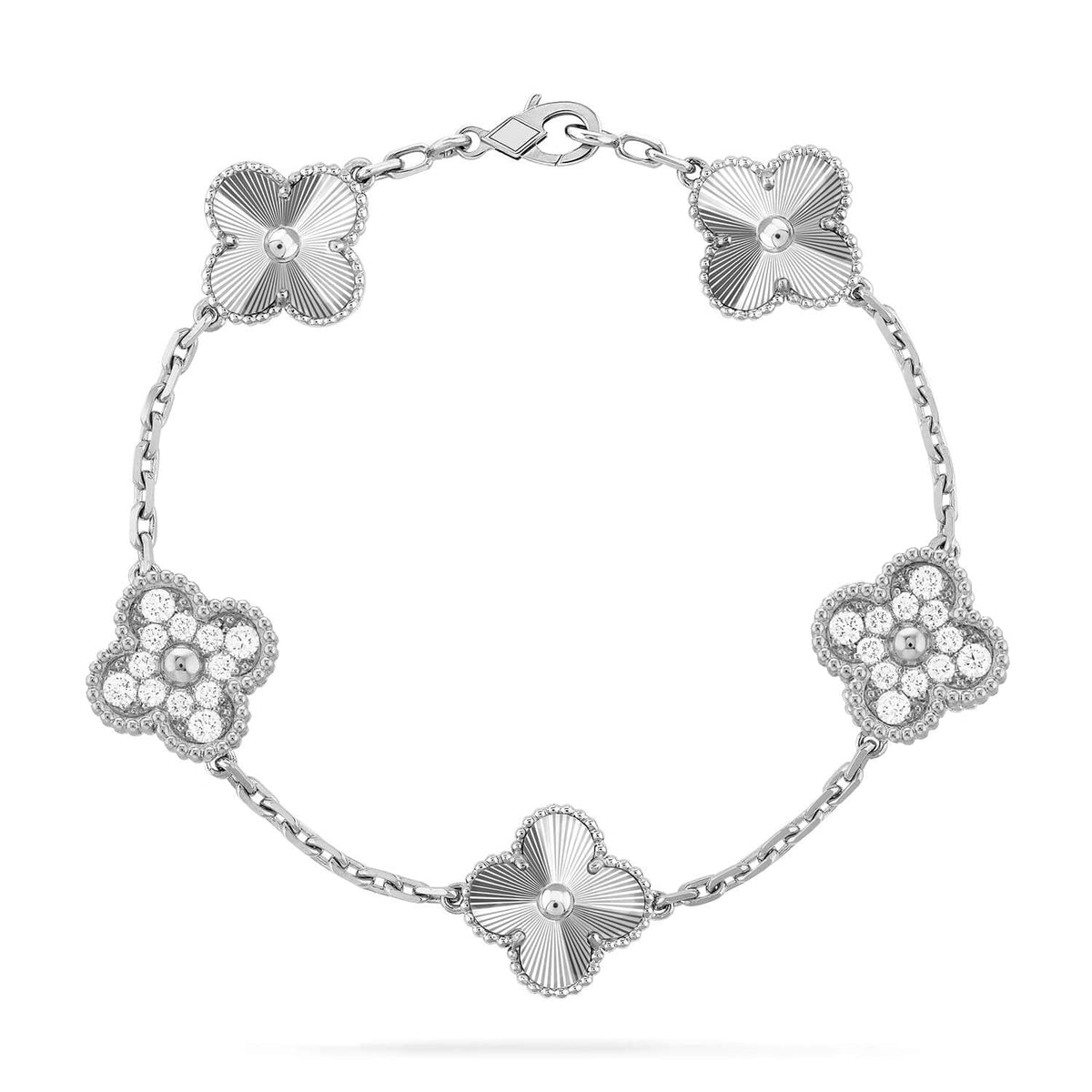[Cyra] New  CLOVER 5 MOTIF LASER BRACELET COLLECTION