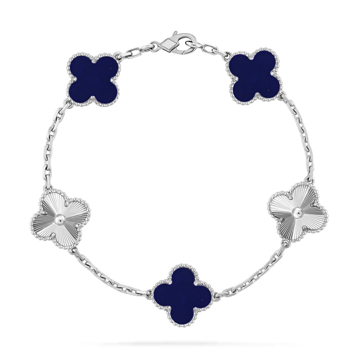 [Cyra] New CLOVER 5 MOTIF LAPIS LAZULI BRACELET COLLECTION