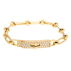 [Cyra]  KETTENARMBAND KLEINES MODELL DIAMANT