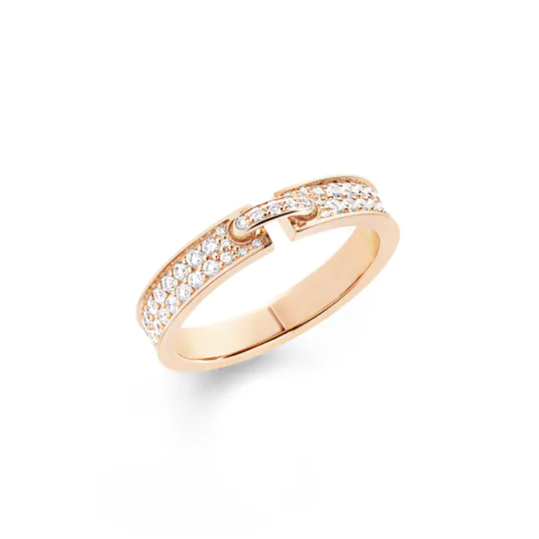 [Cyra]  ALLIANCE LIENS VIDENCE PAVED DIAMOND 4MM RING