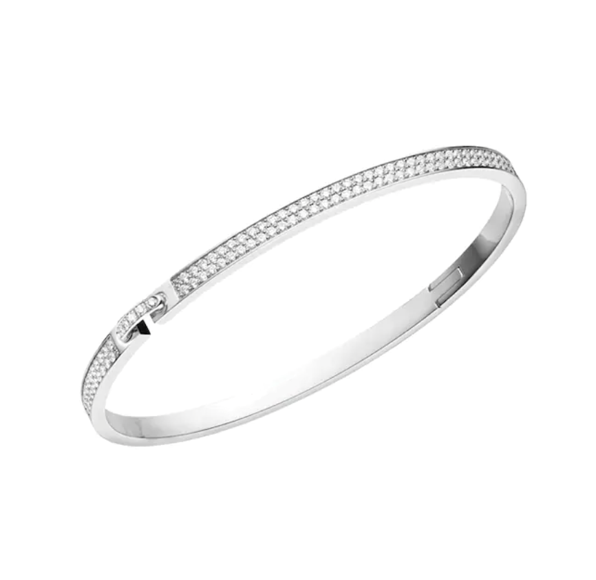 [Cyra]  LIENS VIDENCE DIAMOND PAVED BRACELET