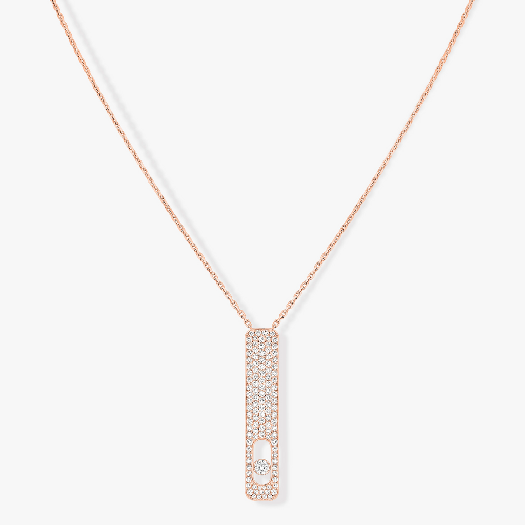 [Cyra] MY FIRST DIAMOND PAVED NECKLACE