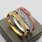 [Cyra] Move Noa Full Pavé Diamond Bangle Bracelet