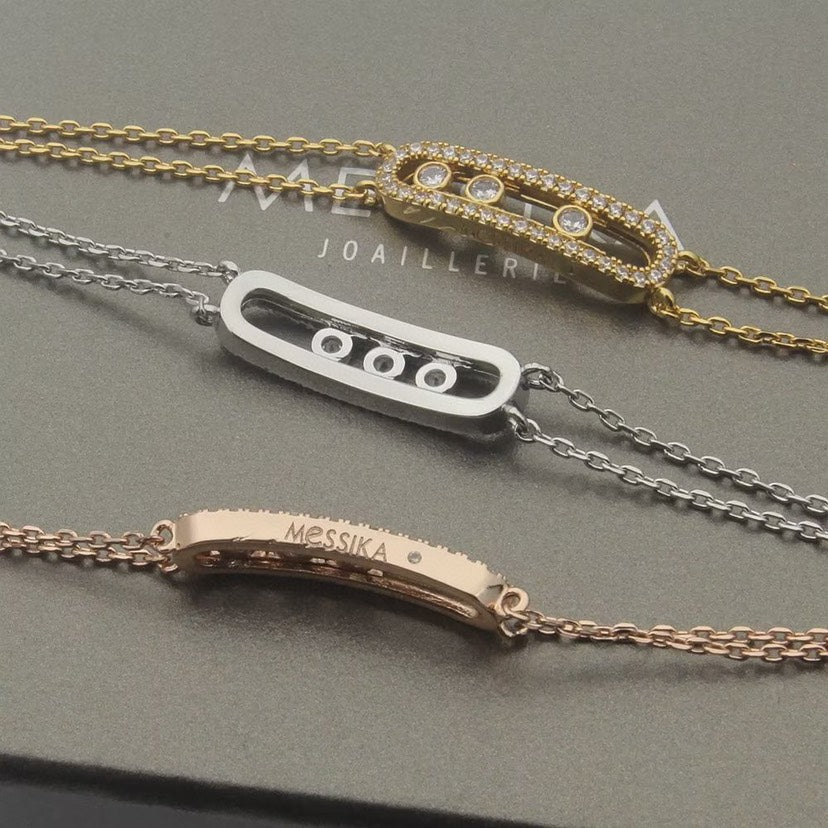 [Cyra]  Move Classique pavé bracelet