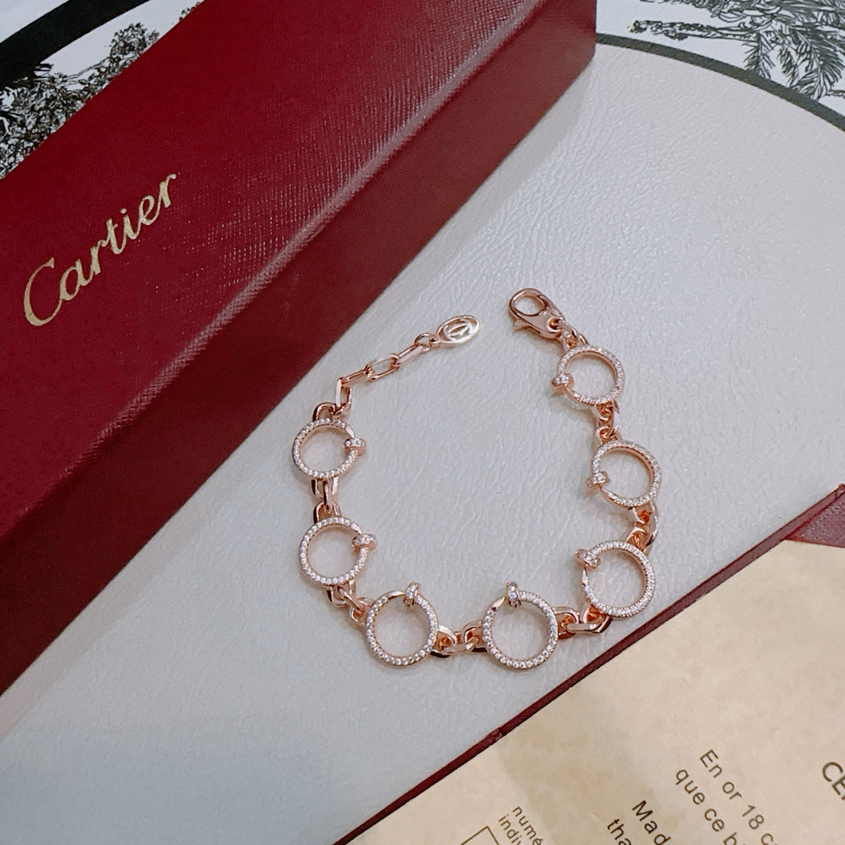 [Cyra]  LOVE&JUSTE BRACELET DIAMONDS