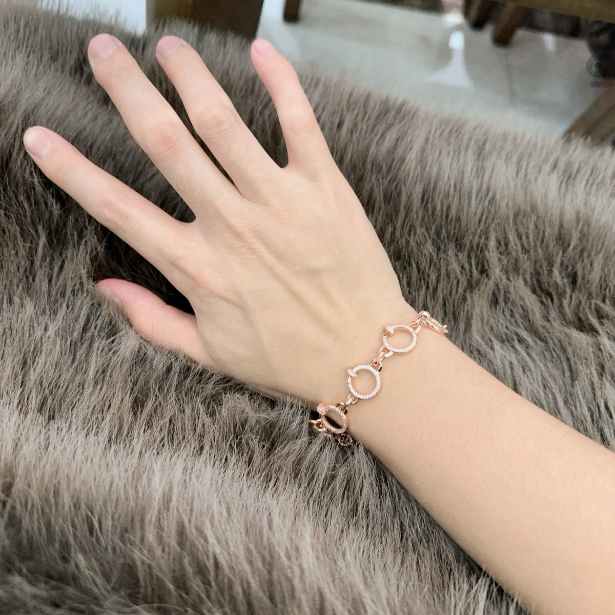 [Cyra]  LOVE&JUSTE BRACELET DIAMONDS