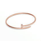 [Cyra]  JUSTE BRACELET 2.5MM DIAMONDS