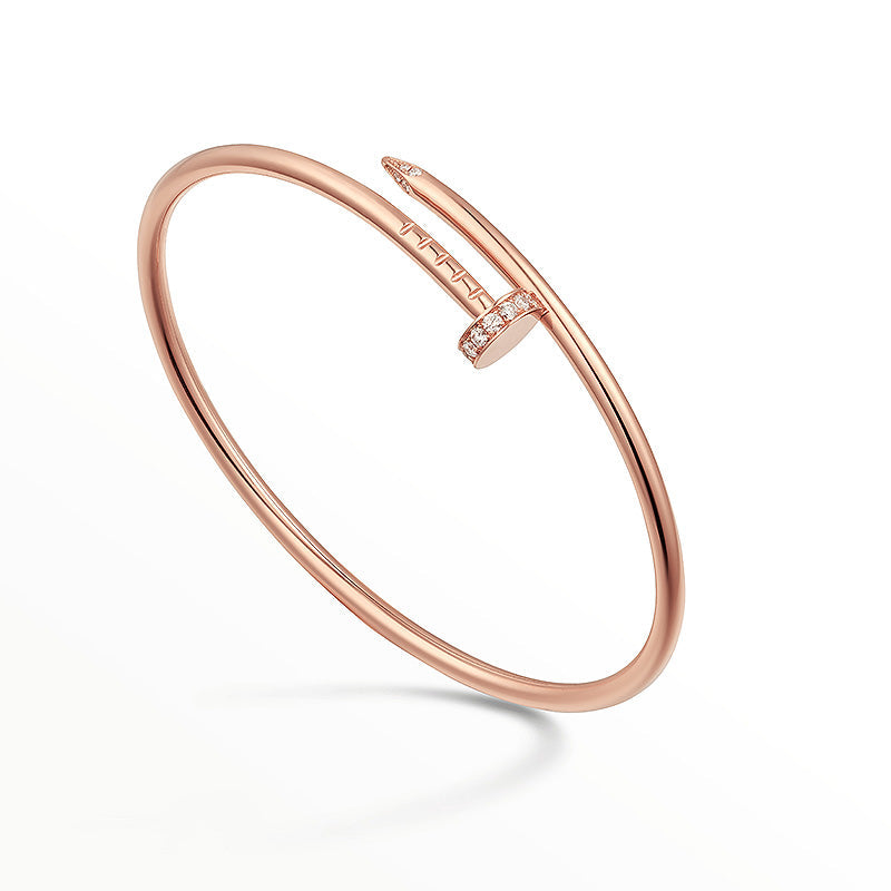 [Cyra]  JUSTE BRACELET 2.5MM DIAMONDS
