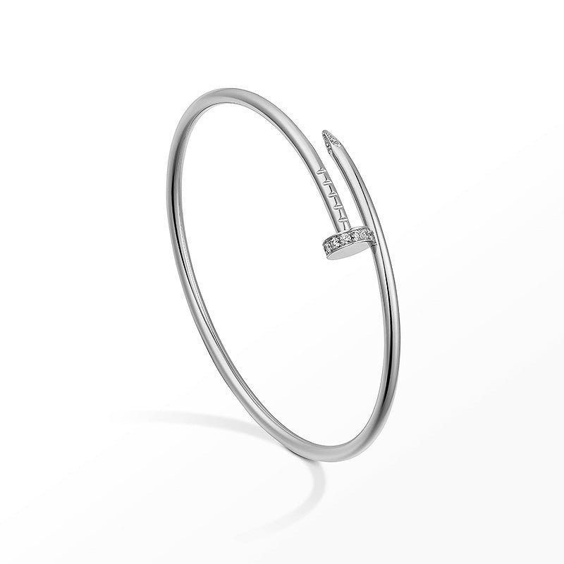 [Cyra]  JUSTE BRACELET 2.5MM DIAMONDS