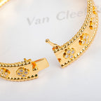 [Cyra]  CLOVER BRACELET 8MM DIAMONDS