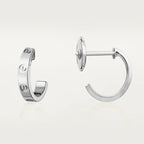 [Cyra]  LOVE イヤリング 2.65MM シルバー
