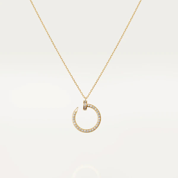 [Cyra]  JUSTE NECKLACE GOLD DIAMONDS