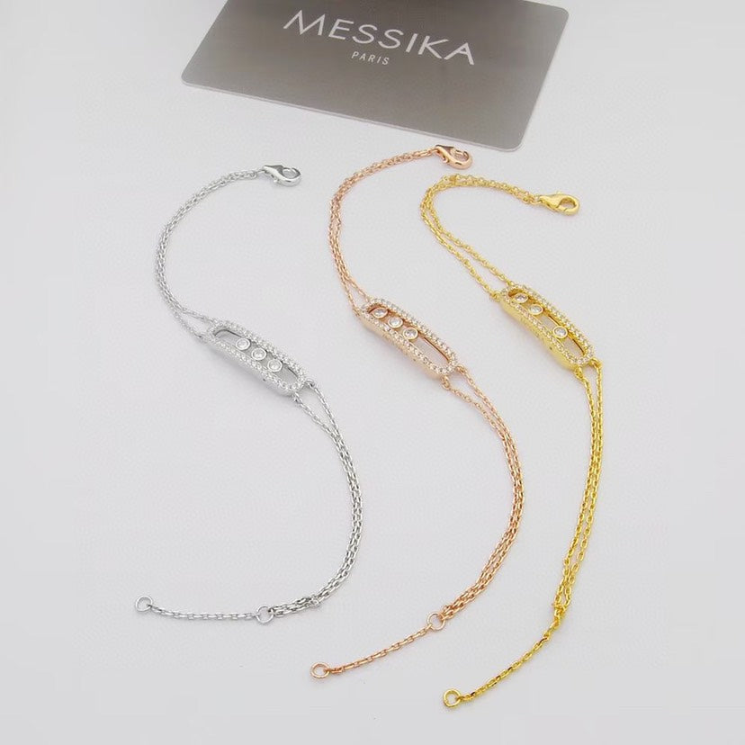 [Cyra]  Move Classique pavé bracelet