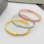 [Cyra] Move Noa Full Pavé Diamond Bangle Bracelet