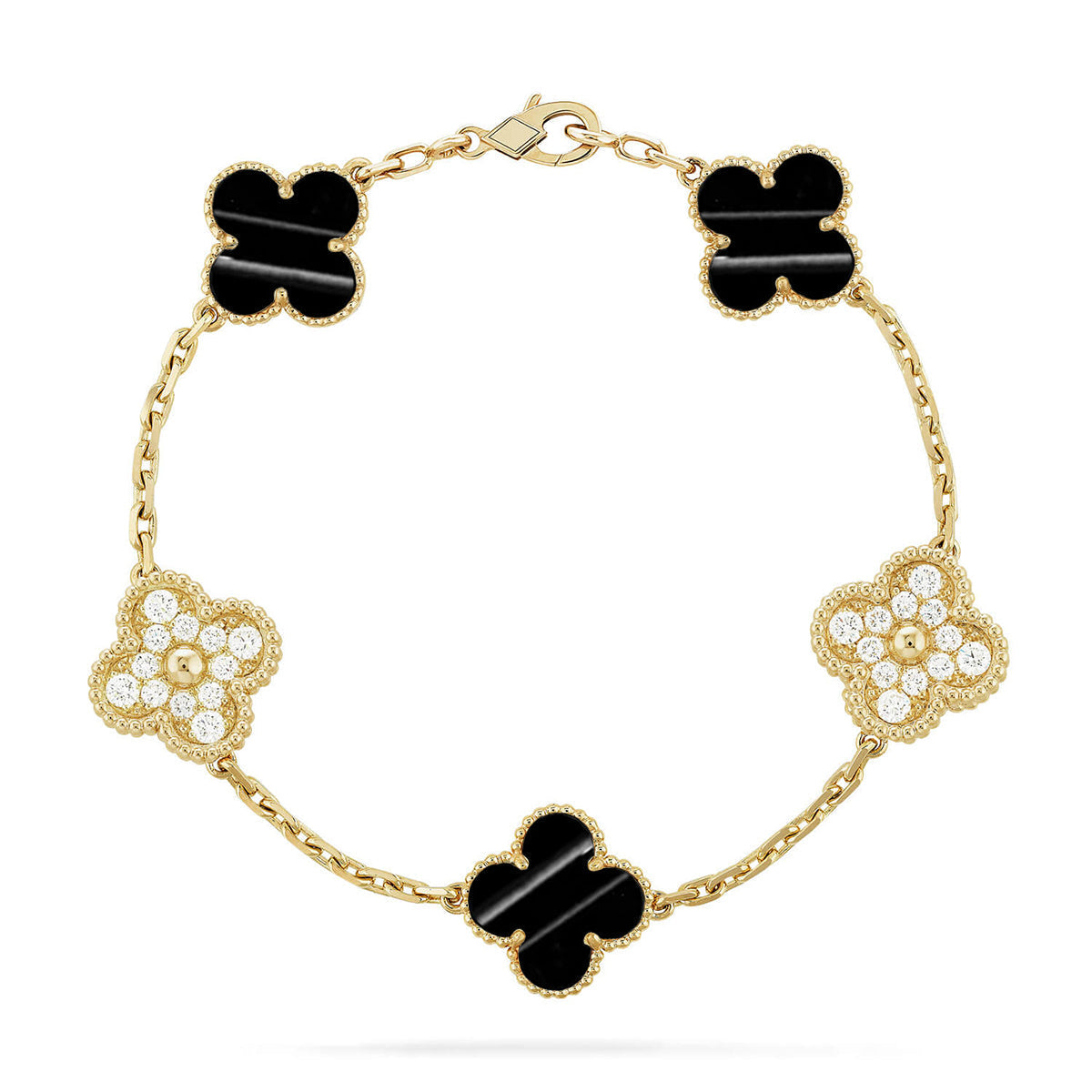 [Cyra] New  CLOVER 5 MOTIF PULSAR STONE BRACELET COLLECTION