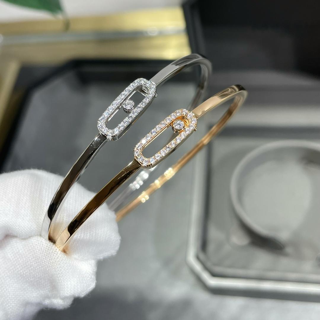 [Cyra] Move Uno pavé flex bangle medium
