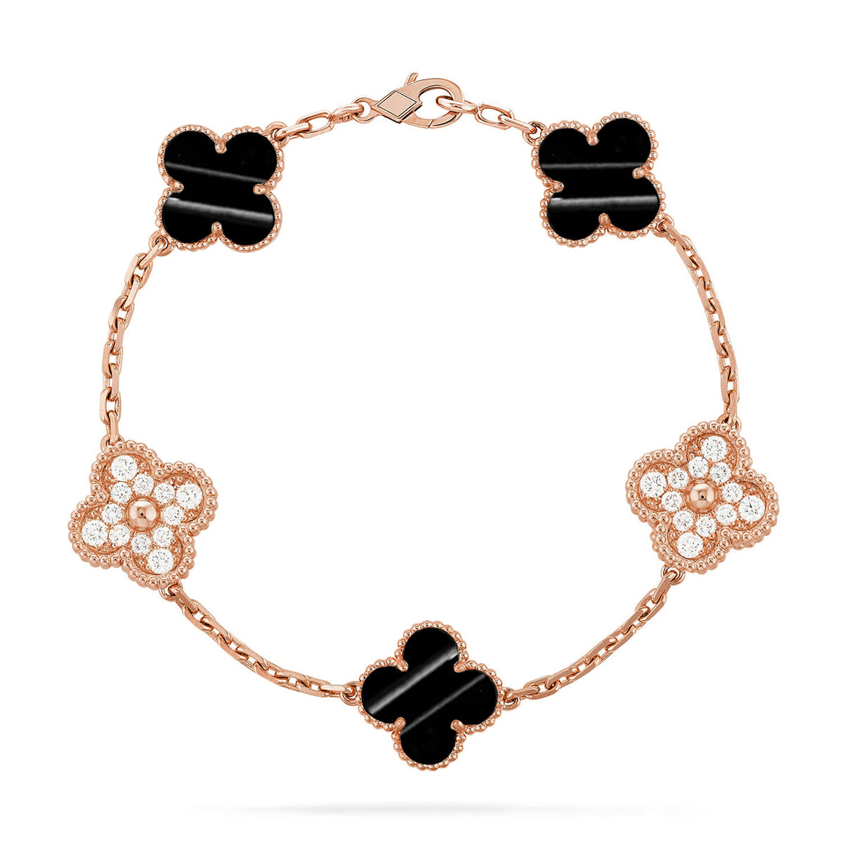[Cyra] New  CLOVER 5 MOTIF PULSAR STONE BRACELET COLLECTION