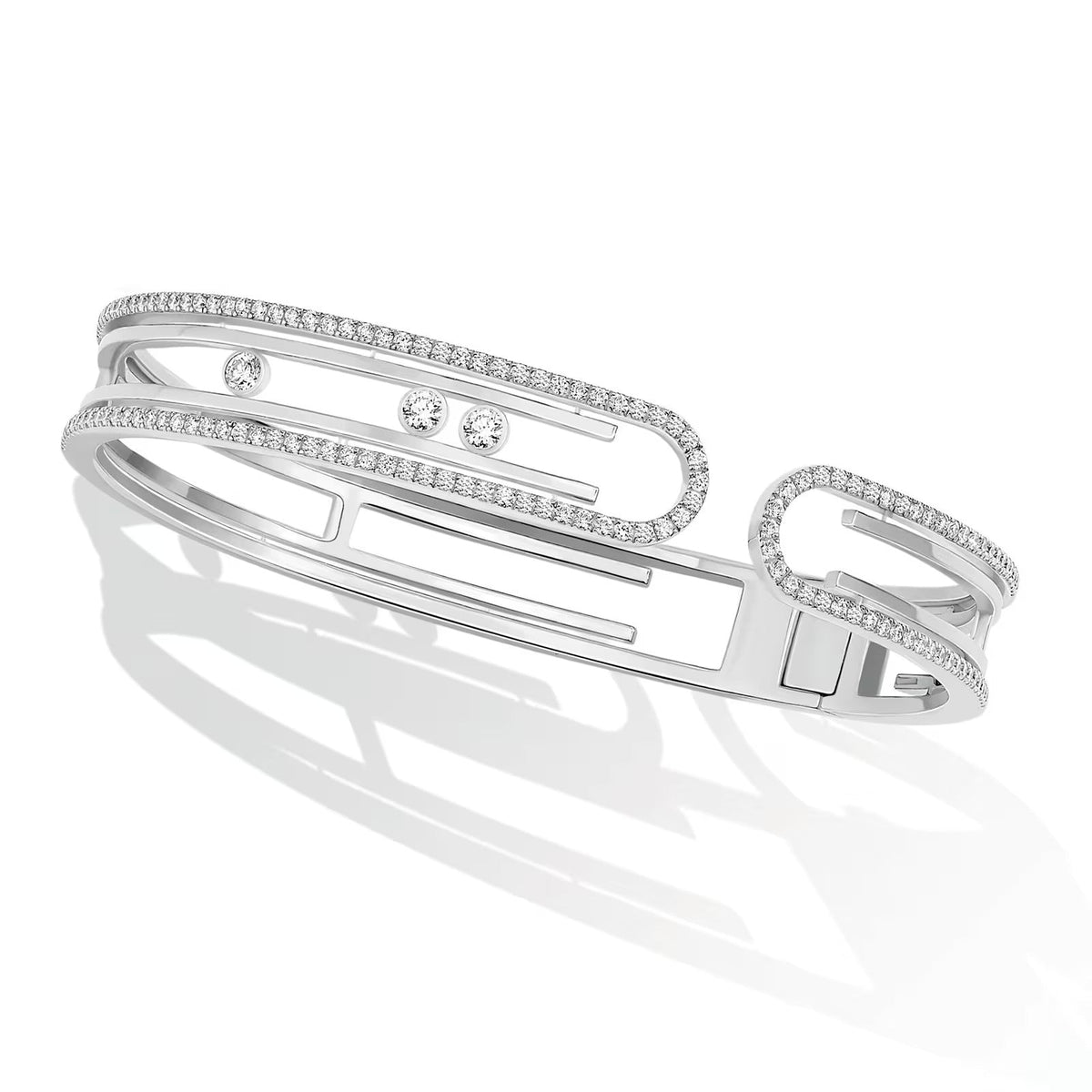 [Cyra] MOVE 10TH PAVED DIAMOND BRACELET