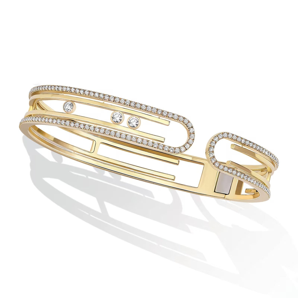 [Cyra] MOVE 10TH PAVED DIAMOND BRACELET