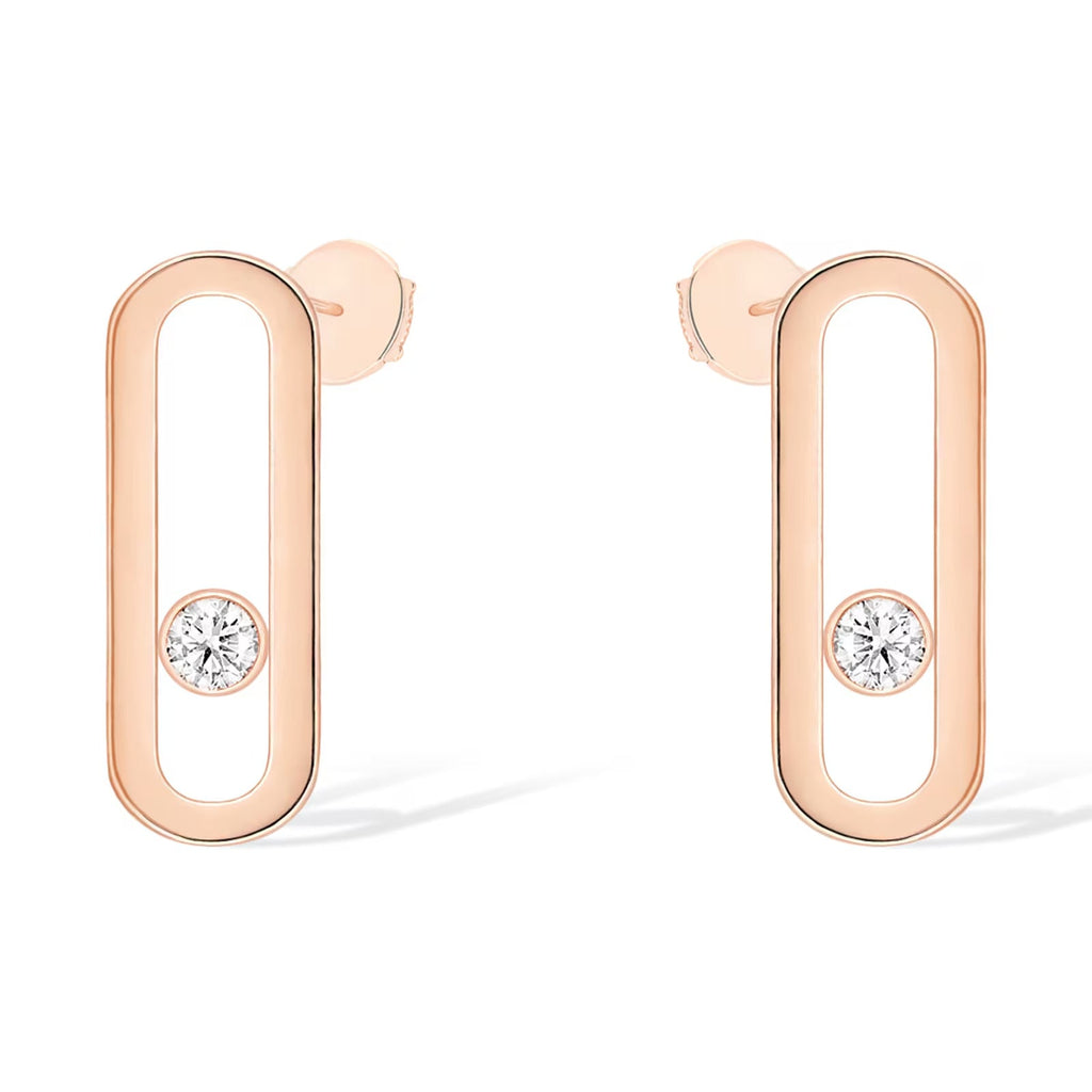 [Cyra] MOVE UNO SMALL OHRRINGE MIT 1 DIAMANTEN