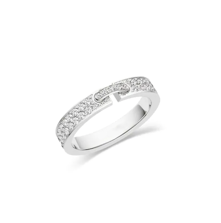 [Cyra]  ALLIANCE LIENS VIDENCE PAVED DIAMOND 4MM RING