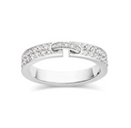 [Cyra] ALLIANCE LIENS VIDENCE PAVED DIAMOND 4MM RING
