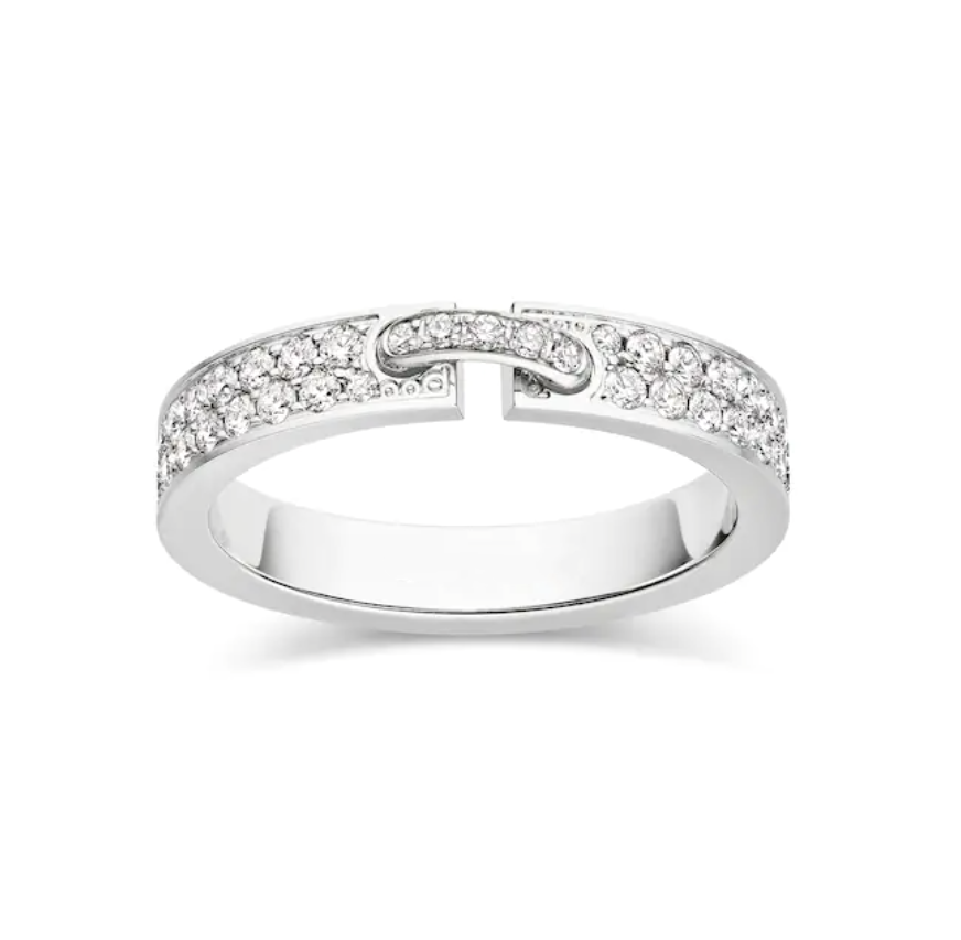 [Cyra]  ALLIANCE LIENS VIDENCE PAVED DIAMOND 4MM RING