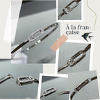 [Cyra] Move Uno pavé flex bangle medium
