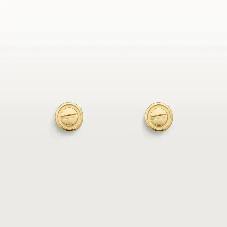 [Cyra]  LOVE EARRINGS GOLD 10MM