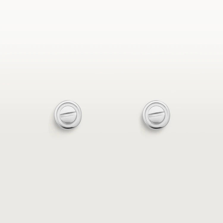 [Cyra]  LOVE EARRINGS SILVER 10MM