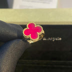 [Cyra] NEW CLOVER PINK ENAMEL RINGS