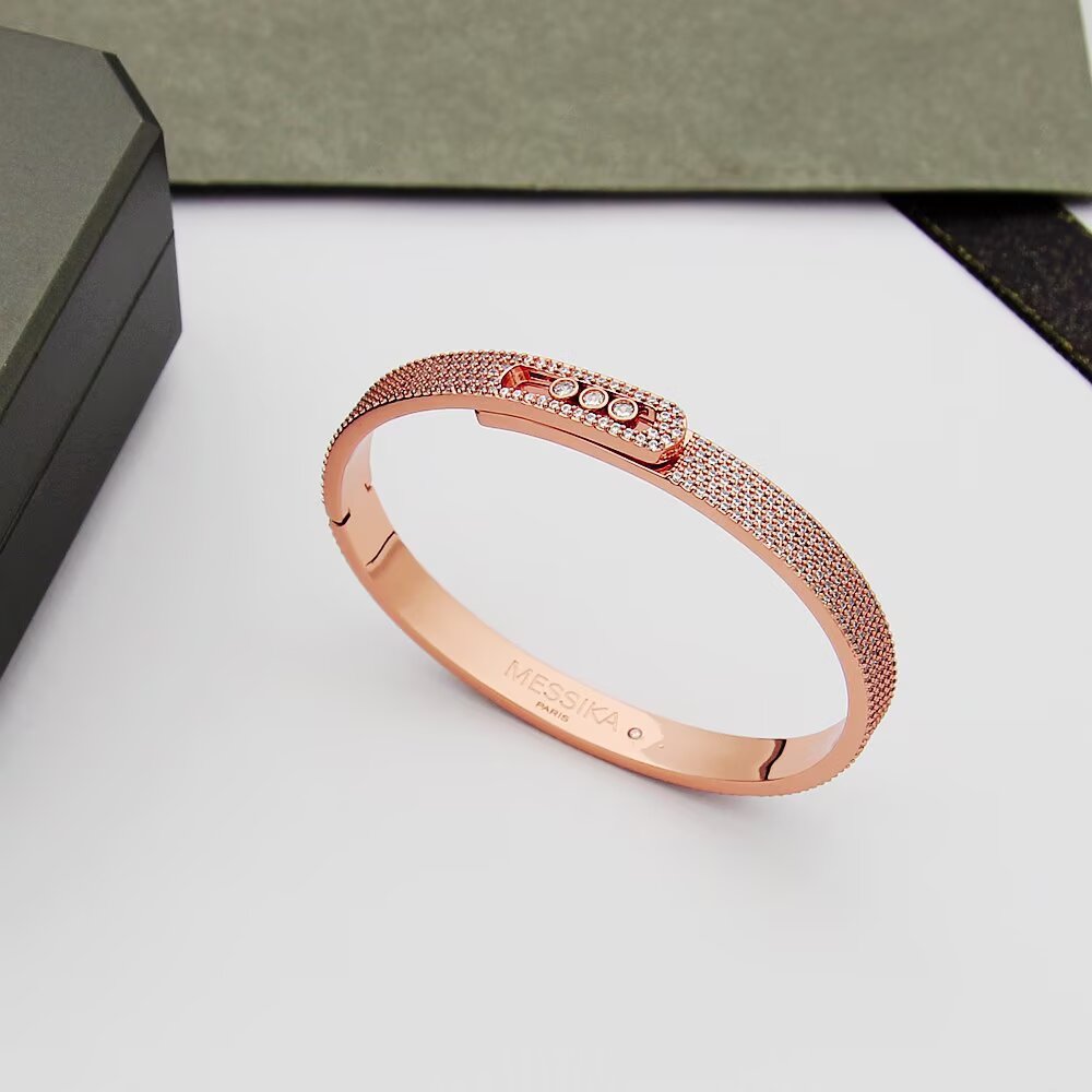 [Cyra] Move Noa Full Pavé Diamond Bangle Bracelet