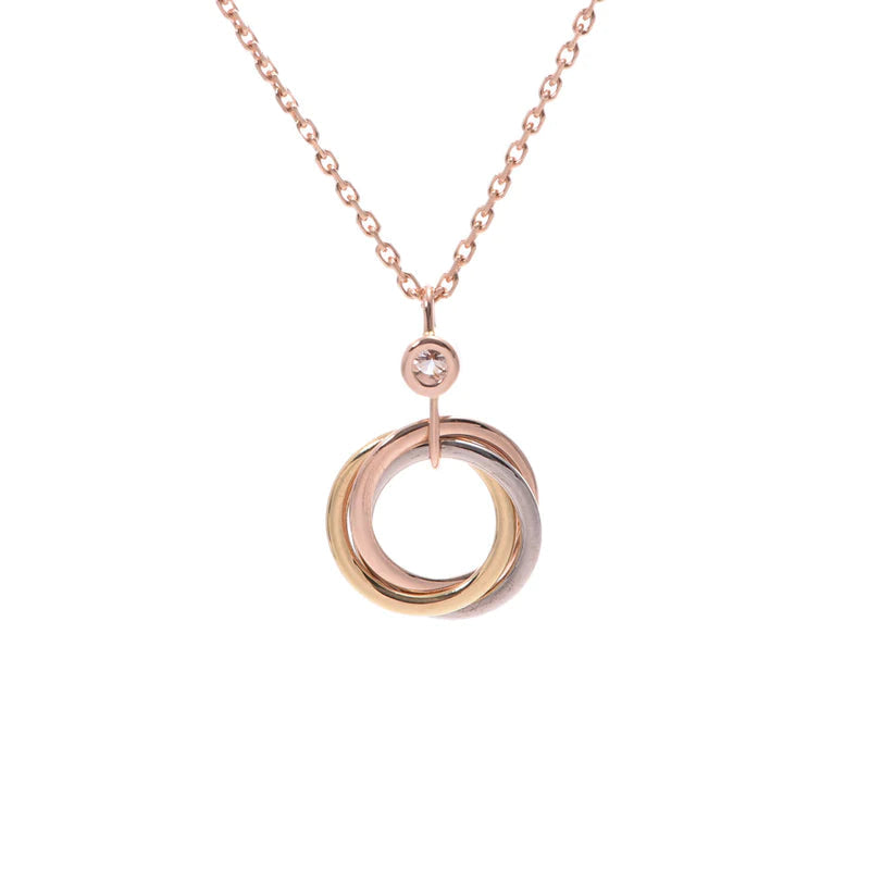 [Cyra]  TRINITY KETTE AUS SILBER UND ROSÉGOLD