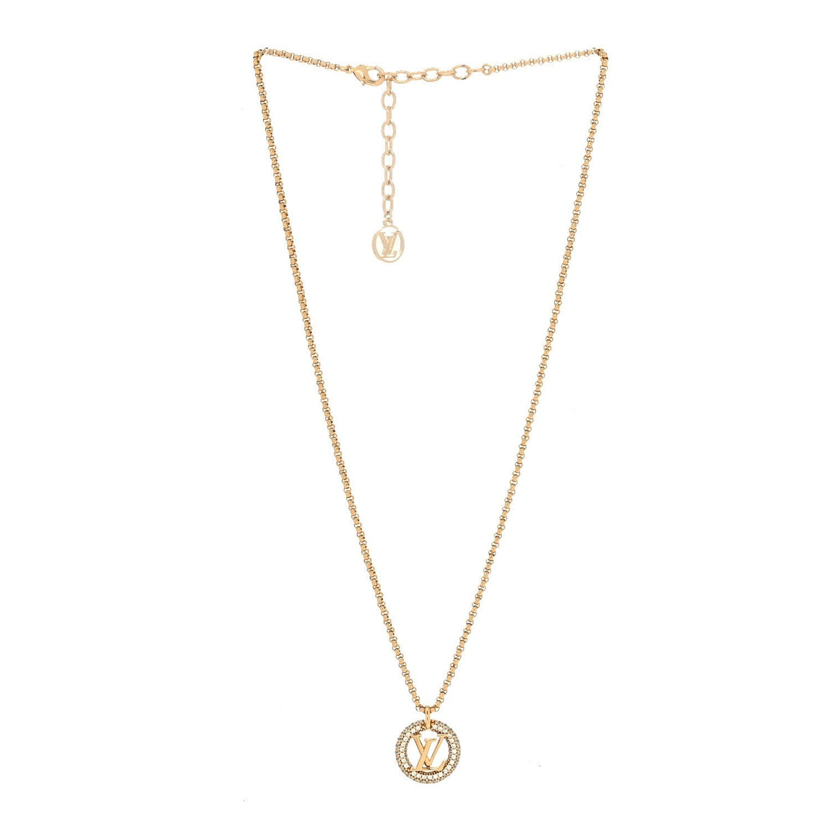 [Cyra]  BY NIGHT DIAMOND PAVED NECKLACE