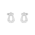[Cyra]  FORCE 10 FULL DIAMOND STUD EARRINGS MINI MODEL