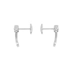 [Cyra]  FORCE 10 FULL DIAMOND STUD EARRINGS MINI MODEL
