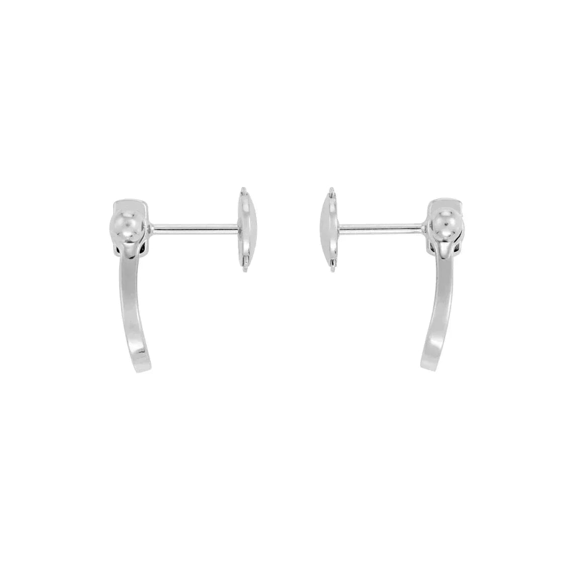 [Cyra]  FORCE 10 FULL DIAMOND STUD EARRINGS MINI MODEL