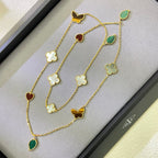 {
  "Cyra": "Lucky Alhambra lange Halskette - 12 Designs"
}