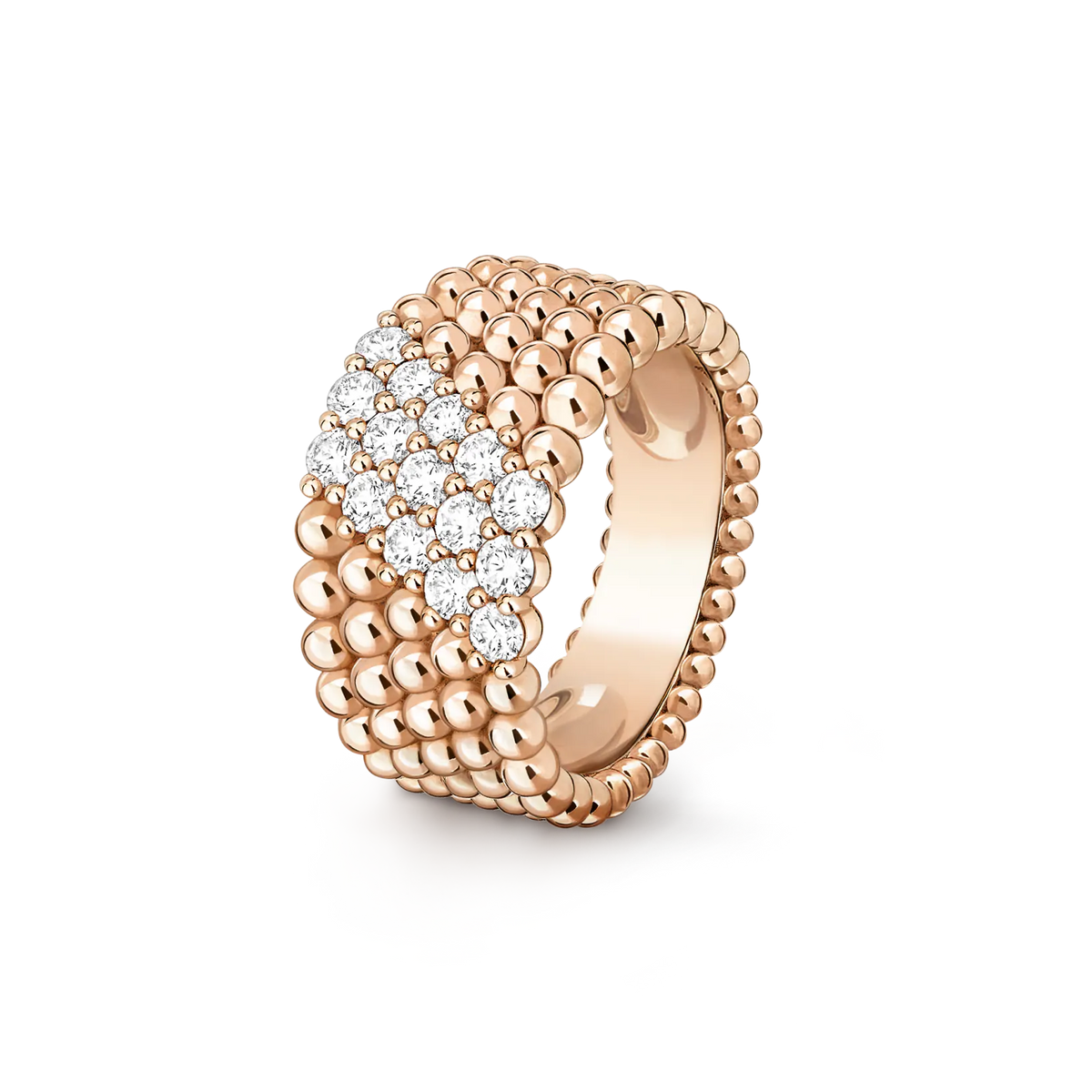 [Cyra]   PERLEE DIAMOND RING ,5-ROW DIAMOND-SET DESIGN