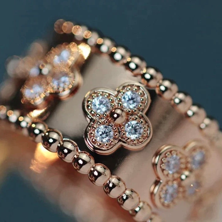 [Cyra]  CLOVER KALEIDOSCOPE RING 10MM